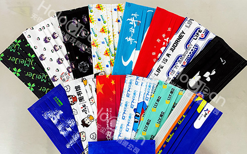 Positioning printing mask series